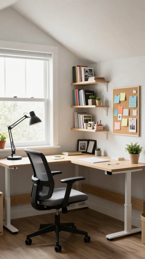 10 Ways to Build the Perfect Attic Teen Hangout Space - 5. Study Station 1