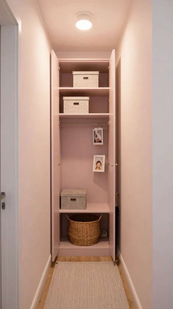 10 Ways to Style a Hallway Wardrobe for a Seamless Space-Smart Look - 1. Embrace Vertical Storage 1