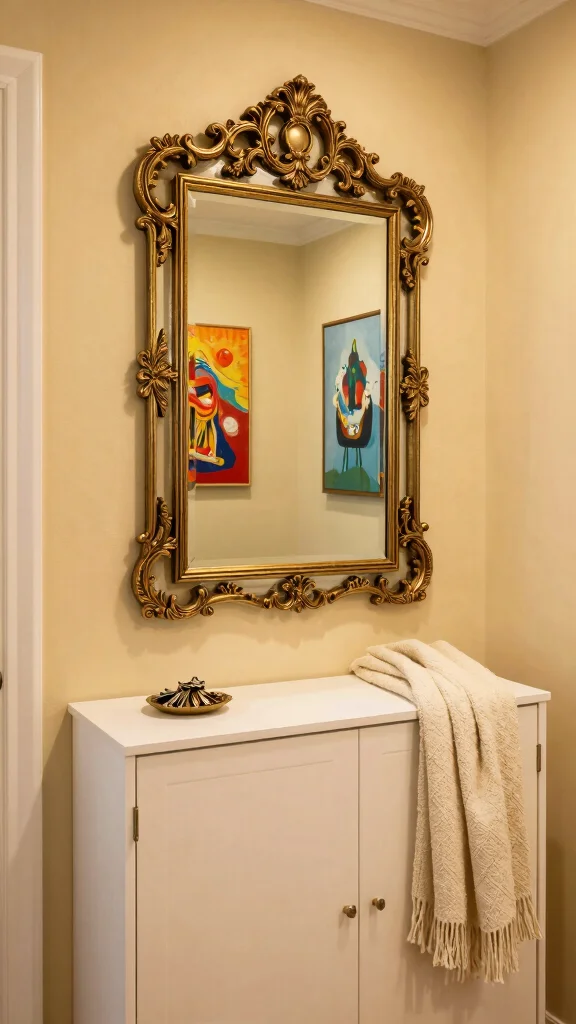 10 Ways to Style a Hallway Wardrobe for a Seamless Space-Smart Look - 2. Use Mirrors to Enhance Space 1