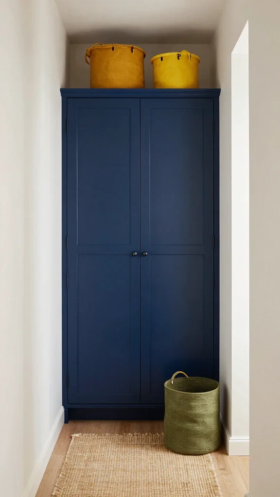 10 Ways to Style a Hallway Wardrobe for a Seamless Space-Smart Look - 8. Use Color Wisely 1