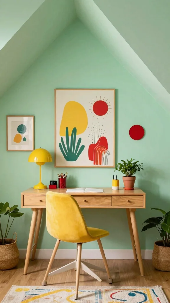 10 Ways to Turn Your Attic Into a Professional YouTube Studio - 2. Choose the Perfect Color Palette 1