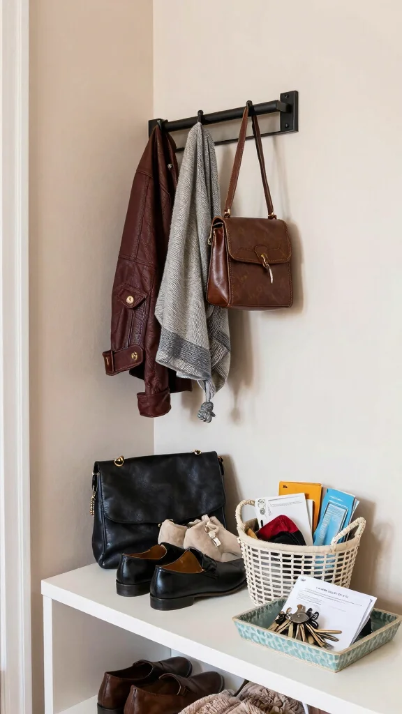 10 Ways to Upgrade Your Entryway for a Fresh Polished First Impression - 10. Create Zones for Organization 1
