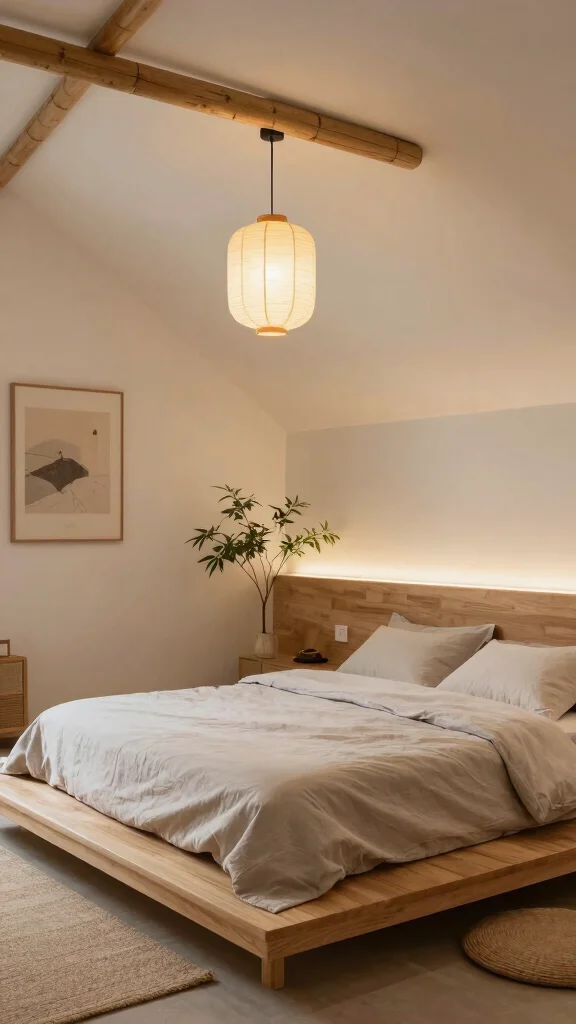 11 Attic Guest Bedroom Concepts for a Welcoming Comfortable Top-Floor Space - 9. Zen Sanctuary 1