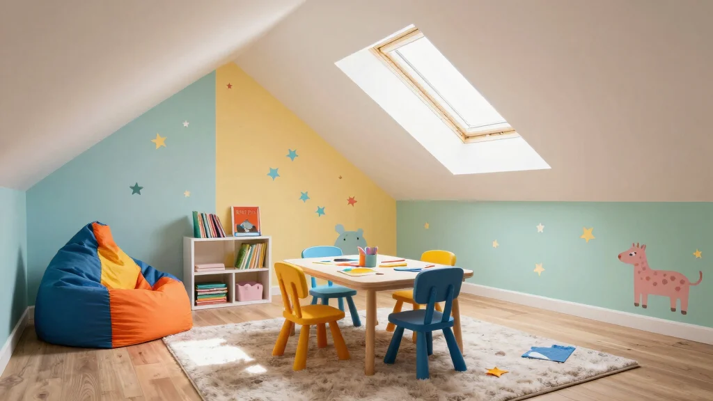 11 Attic Kids' Room Ideas for a Fun Safe Creative Top-Floor Space