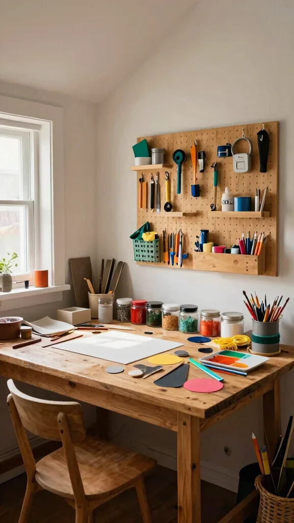 11 Attic Nook Ideas for a Cosy Compact Purposeful Corner - 3. Crafting Corner 1