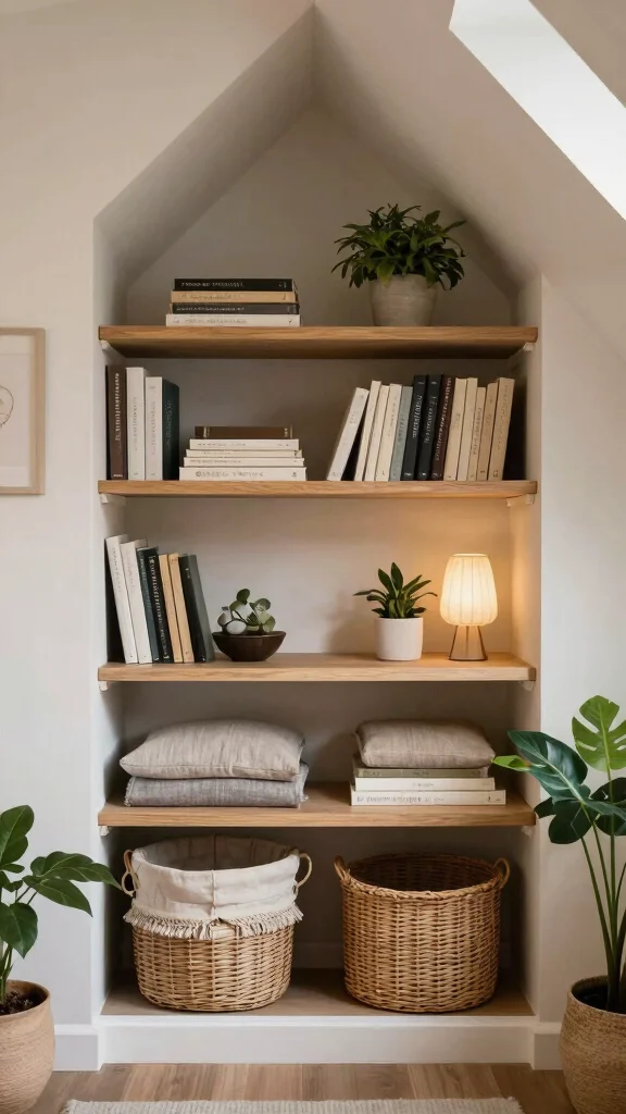 11 Attic Nook Ideas for a Cosy Compact Purposeful Corner - 8. Stylish Storage Solutions 1