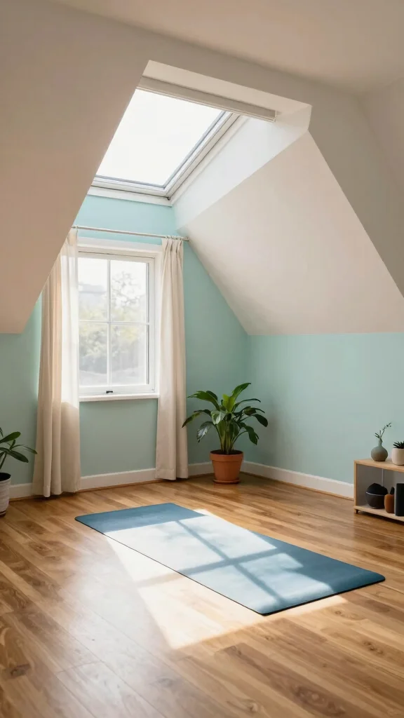 11 Attic Yoga Studio Ideas for a Calm Dedicated Top-Floor Practice Space - 1. Embrace Natural Light 1