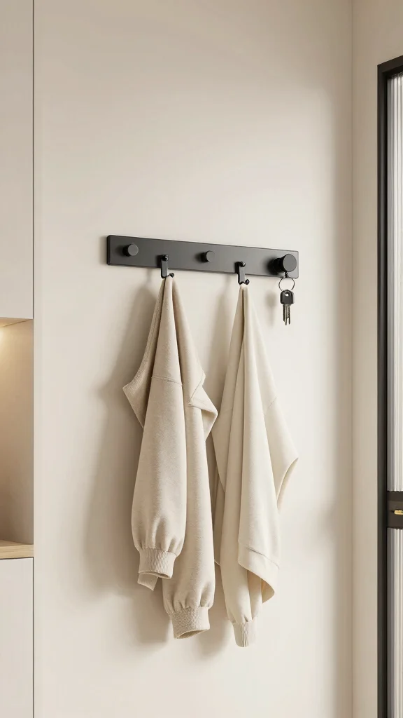 11 Entryway Coat Storage Ideas That Keep Every Jacket Tidy and Accessible - 11. Magnetic Strips for Keys and Small Items 1