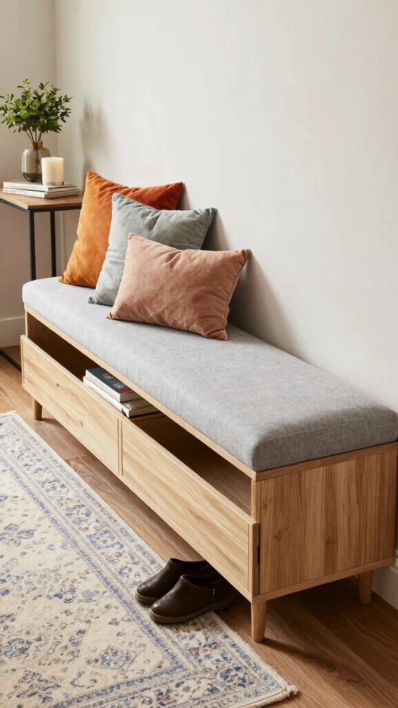 11 Entryway Ottoman Concepts for a Comfortable Flexible Seating Solution - 2. Storage Solutions 1