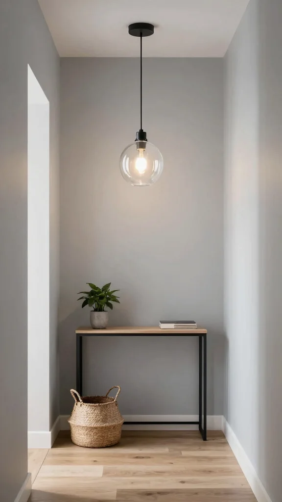 11 Entryway Pendant Lighting Concepts for a Dramatic Stylish Ceiling Statement - 4. Minimalist Magic 1