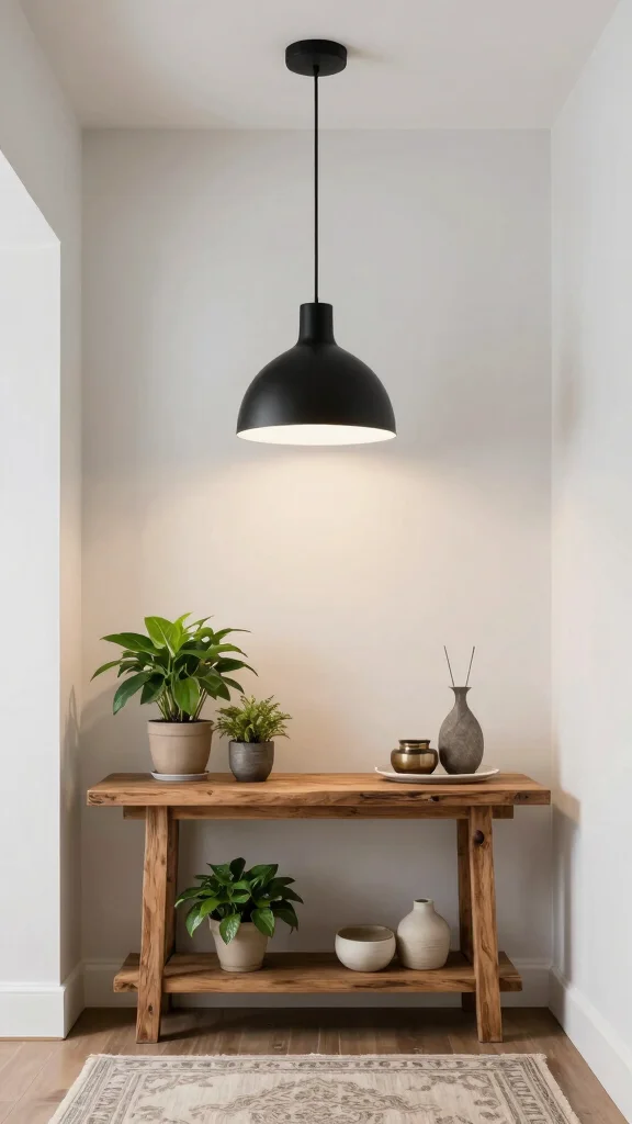 11 Entryway Pendant Lighting Concepts for a Dramatic Stylish Ceiling Statement - 8. Bold Black Fixtures 1