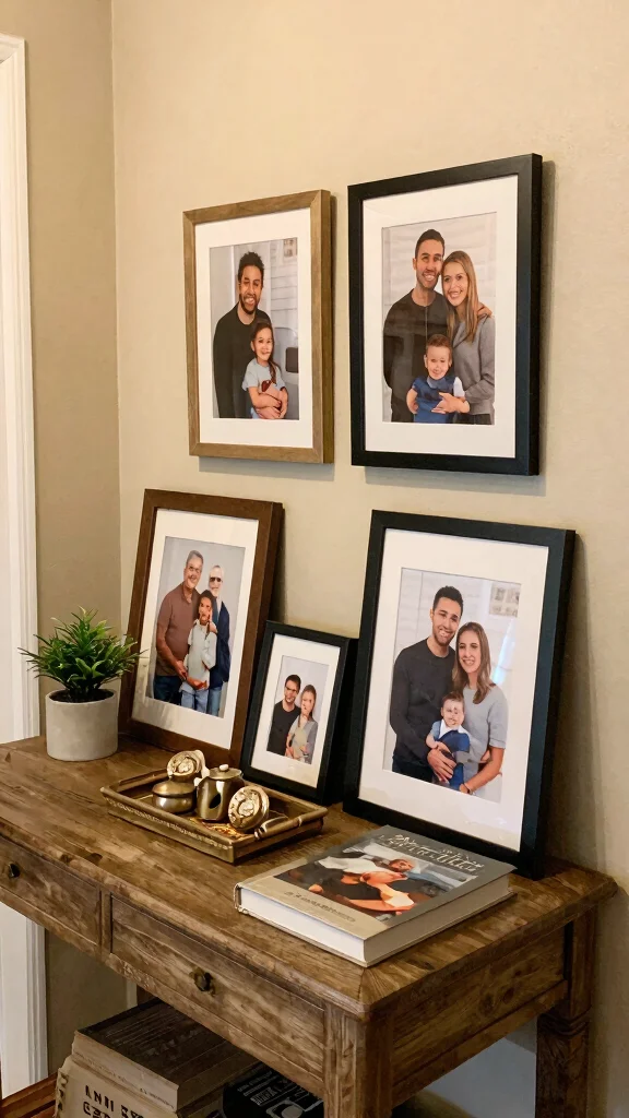 11 Hallway Table Styling Ideas for a Layered Curated Entrance Display - 6. Incorporate Personal Touches 1