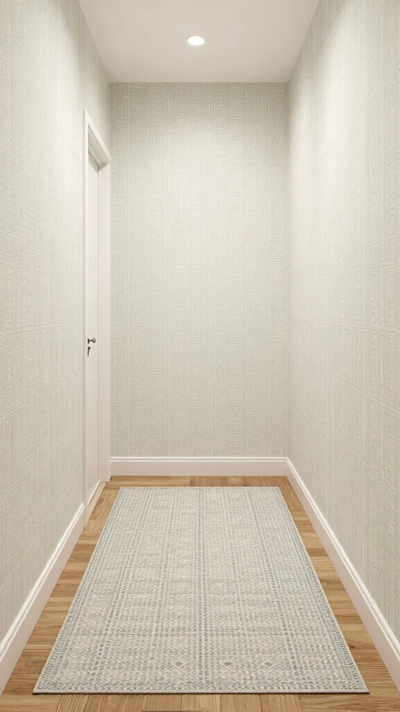 11 Japandi Style Hallway Ideas for a Serene Clean-Lined Entrance - 10. Harmonize with Simple Patterns 1