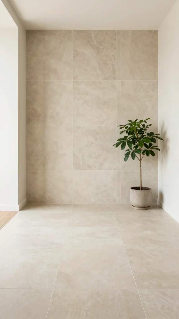 11 Japanese Style Entryway Ideas That Feel Peaceful and Intentional - 3. Minimalist Tile Designs 1