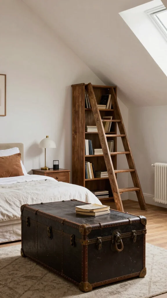 12 Attic Bedroom Storage Ideas That Work With Every Sloped Ceiling - 10. Repurposed Furniture 1