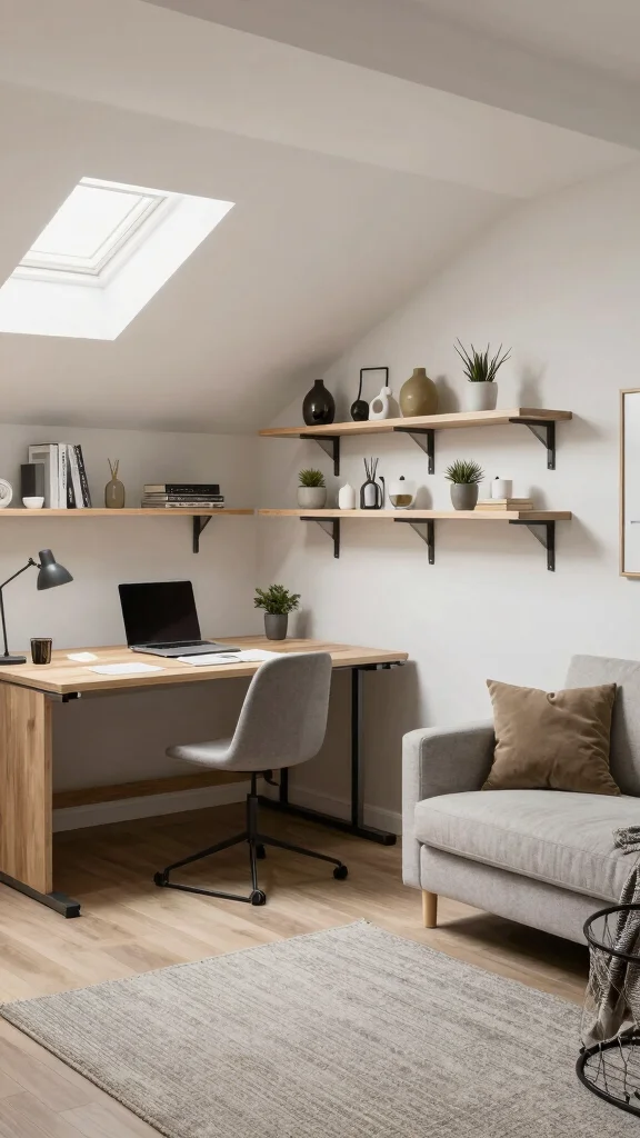 12 Attic Home Office Concepts That Make Working From the Top Floor Inspiring - 11. Multi-Functional Space 1