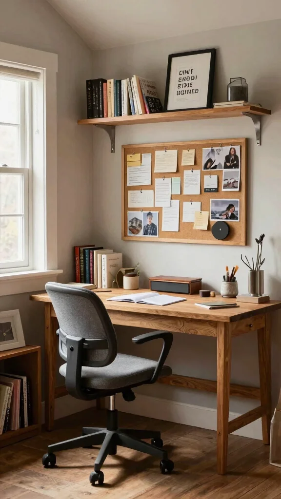 12 Attic Library Concepts for a Bookworm's Dream Top-Floor Reading Retreat - 8. A Dedicated Writing Space 1