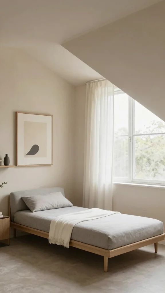 12 Attic Lounge Concepts That Transform Your Top Floor Into a Relaxed Escape - 2. Minimalist Retreat 1