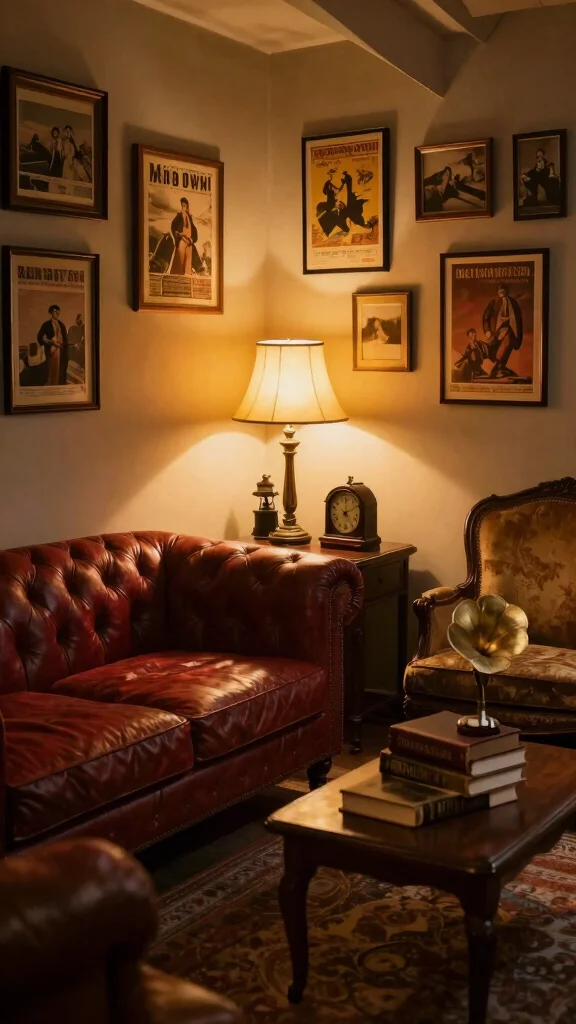 12 Attic Lounge Concepts That Transform Your Top Floor Into a Relaxed Escape - 3. Vintage Charm 1