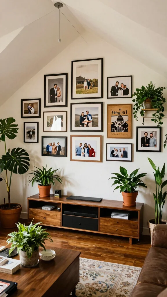 12 Attic Media Room Ideas for a Sleek Immersive Entertainment Space - 12. Personal Touches that Reflect You 1