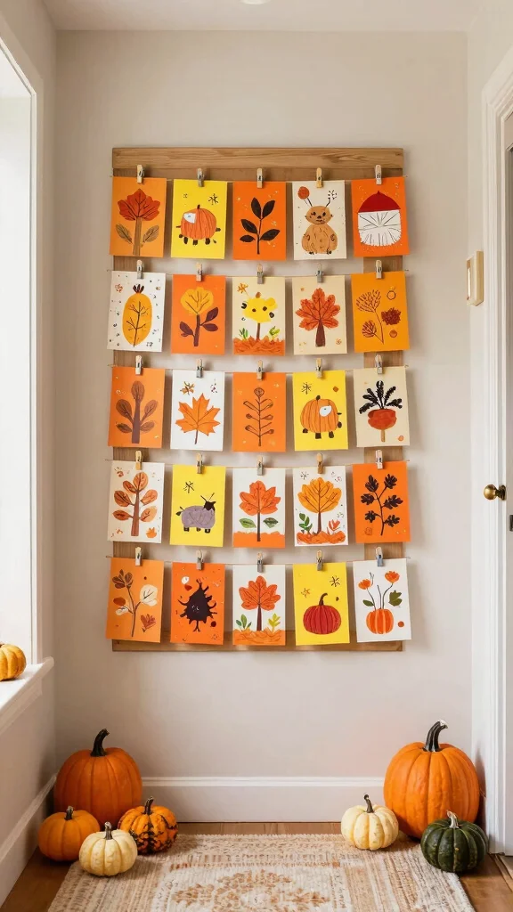 12 Entryway Kids Organization Ideas for a Tidy Family-Friendly Entrance - 8. Seasonal Decor Clips 1