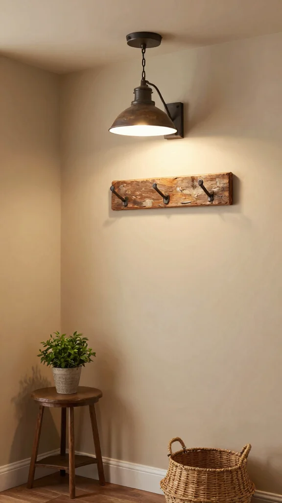 12 Entryway Light Fixtures That Elevate Every Ceiling Height and Style - 2. Rustic Flush Mounts 1