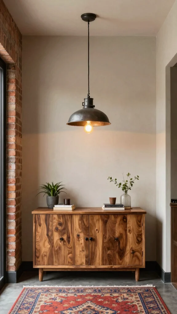 12 Entryway Light Fixtures That Elevate Every Ceiling Height and Style - 5. Vintage Industrial Styles 1