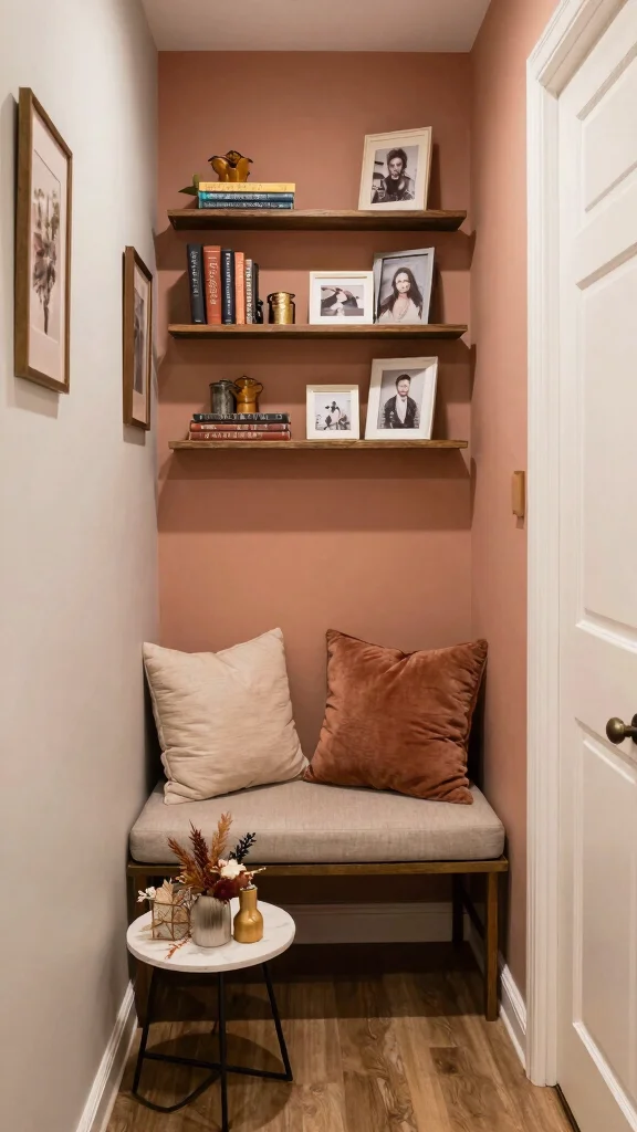 12 Hallway Bench Ideas That Are Both Beautiful and Practical - 10. Corner Bench 1