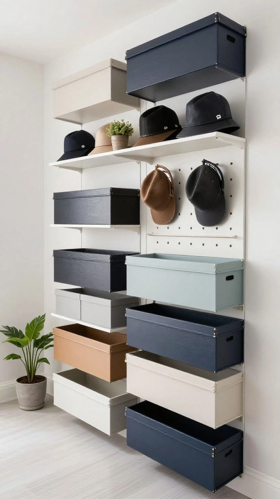 12 Hallway Closet Ideas for a Tidy Organised Entrance Space - 2. Vertical Storage Solutions 1