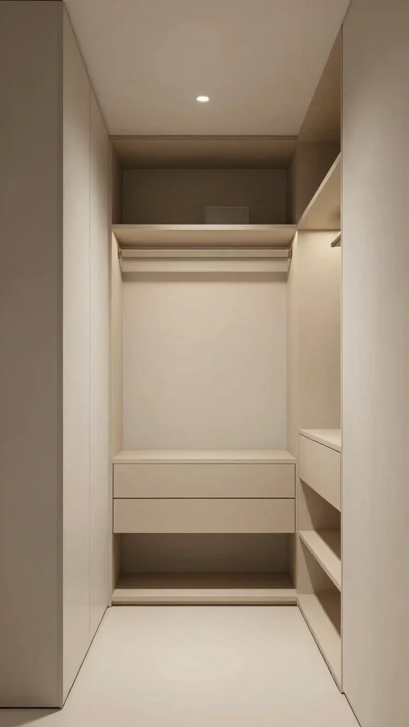 12 Hallway Closet Ideas for a Tidy Organised Entrance Space - 9. Minimalist Design Approach 1
