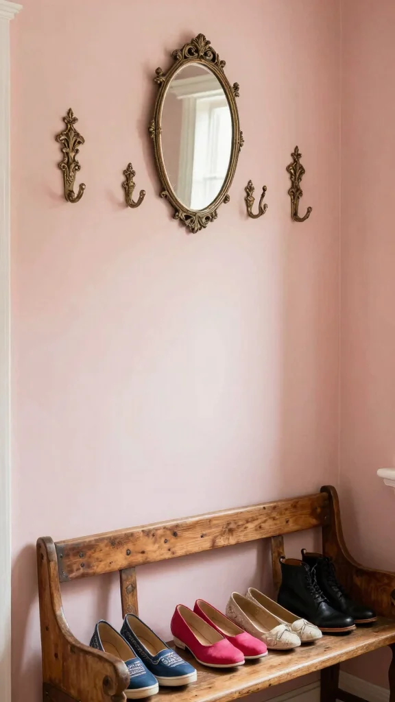 12 Hallway Hook Ideas for Coats Bags and an Organised Entrance - 9. Vintage Style Hooks 1