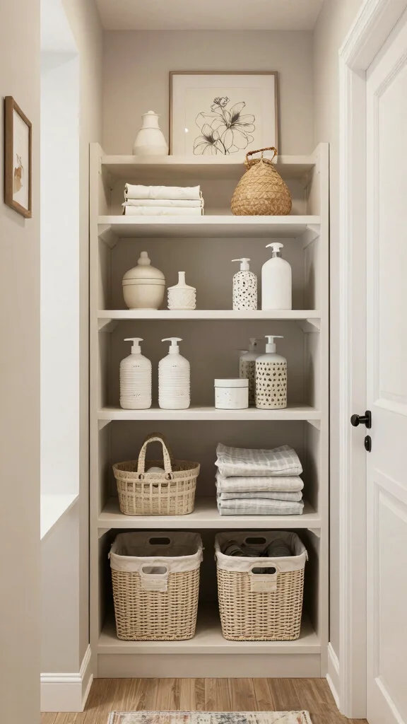 12 Hallway Laundry Room Ideas That Hide Wash Day Beautifully - 11. Utilizing Corners Effectively 1