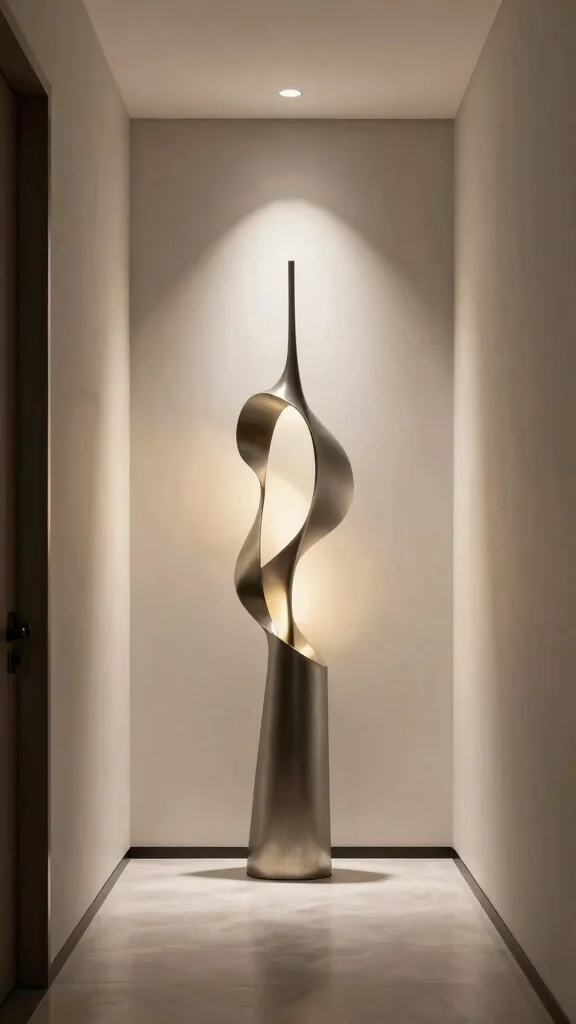 12 Hallway Light Fixtures That Elevate Every Ceiling Height and Style - 10. Artful Lighting Sculptures 1