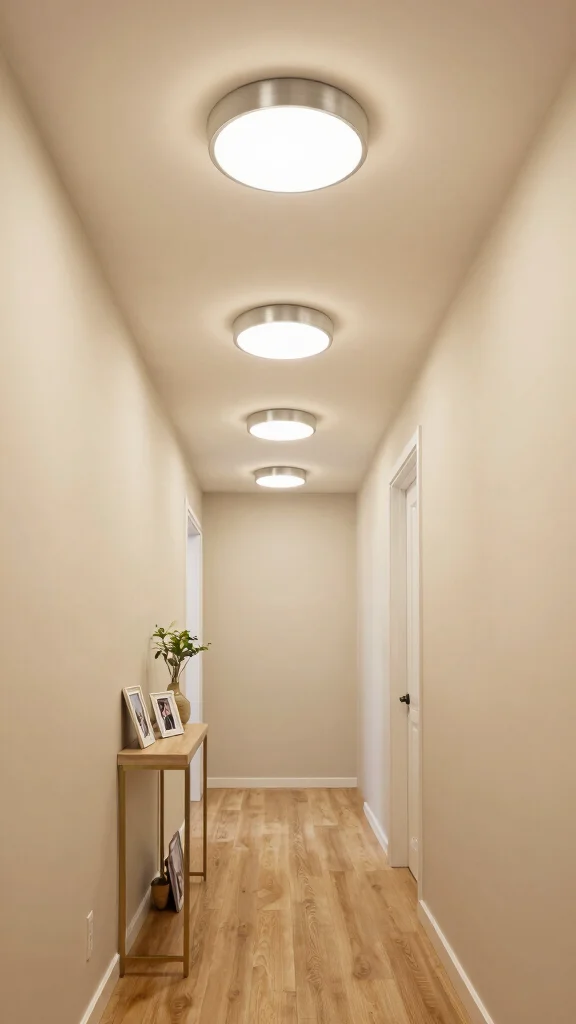 12 Hallway Light Fixtures That Elevate Every Ceiling Height and Style - 2. Flush Mounts for Low Ceilings 1