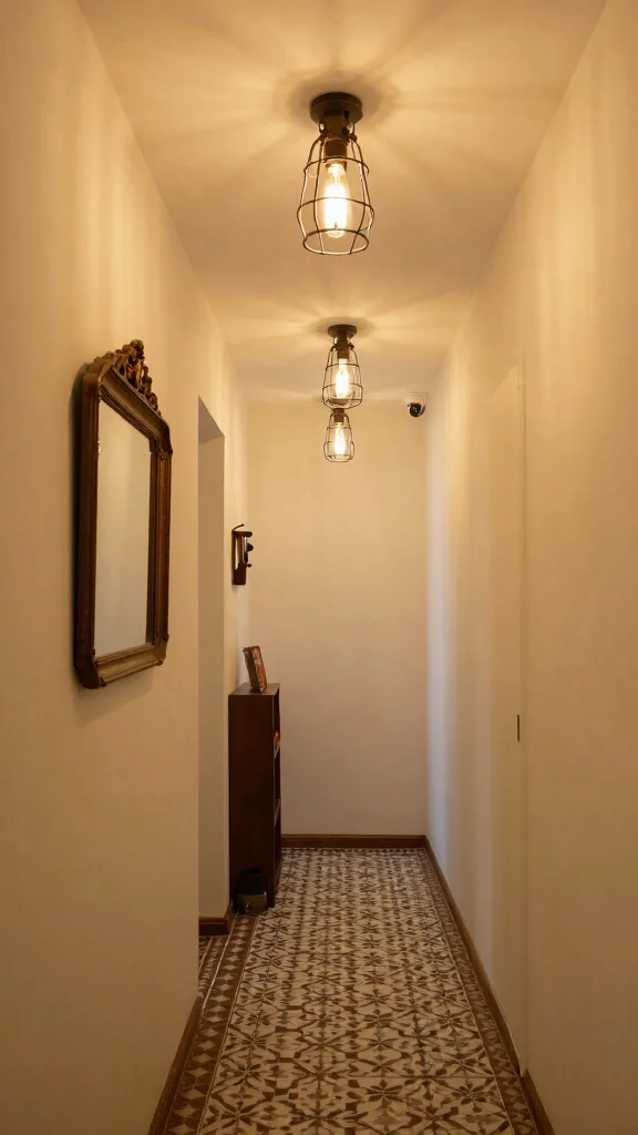 12 Hallway Light Fixtures That Elevate Every Ceiling Height and Style - 7. Vintage-Inspired Fixtures for Character 1