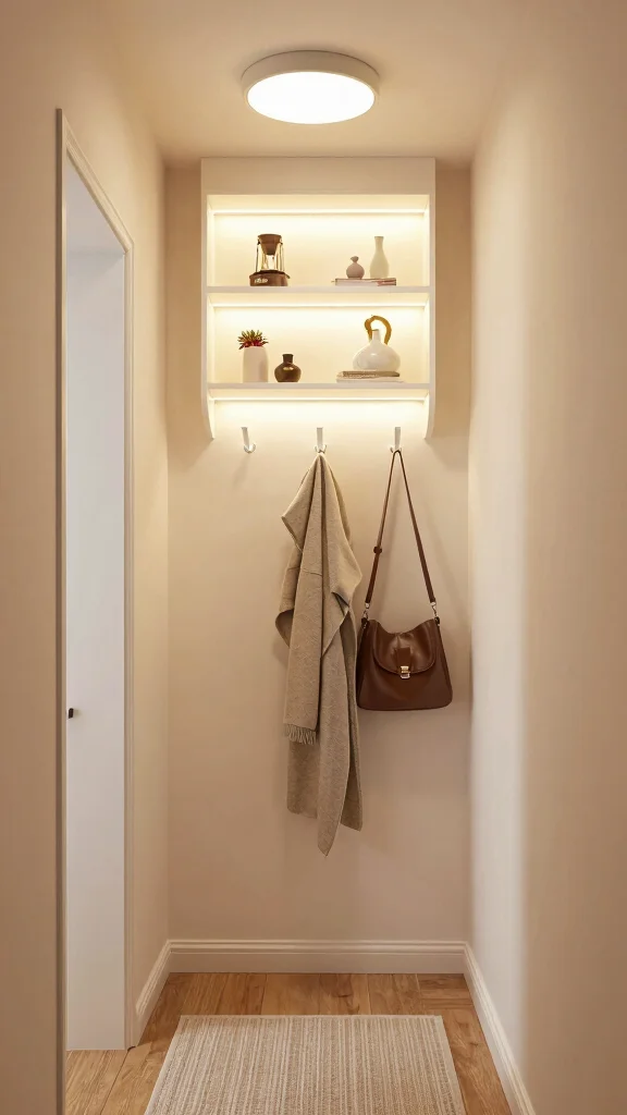 12 Hallway Light Fixtures That Elevate Every Ceiling Height and Style - 9. Multi-Functional Fixtures with Storage 1