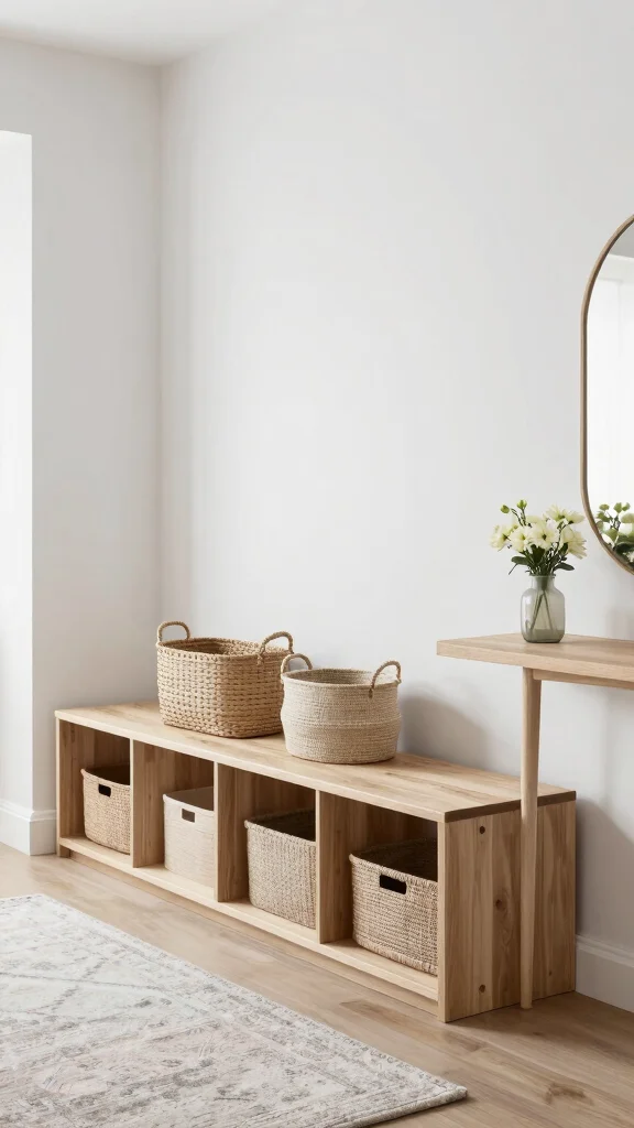 12 Scandinavian Entryway Ideas for a Minimal Functional Beautiful Space - 2. Functional Furniture Pieces 1