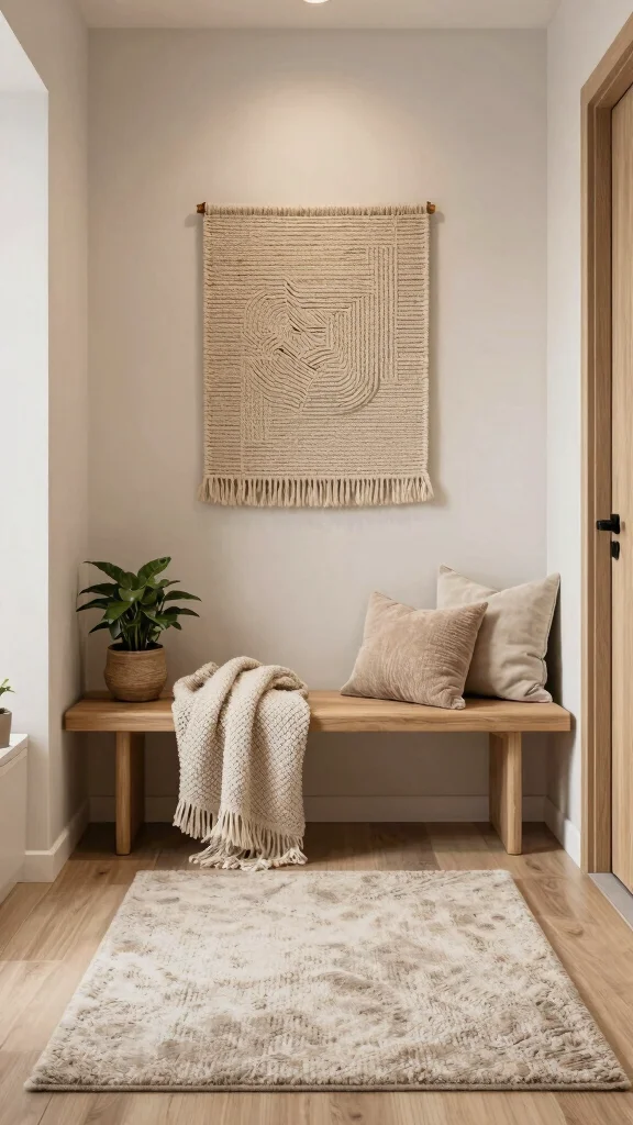 12 Scandinavian Entryway Ideas for a Minimal Functional Beautiful Space - 4. Warm Textures and Materials 1