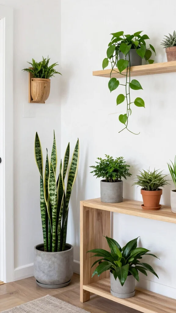 12 Scandinavian Entryway Ideas for a Minimal Functional Beautiful Space - 7. Incorporate Greenery 1