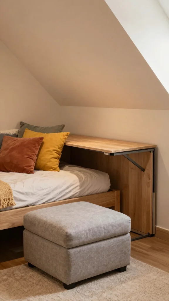 13 Attic Eaves Storage Ideas That Maximise Every Hidden Inch - 7. Multi-Purpose Furniture 1