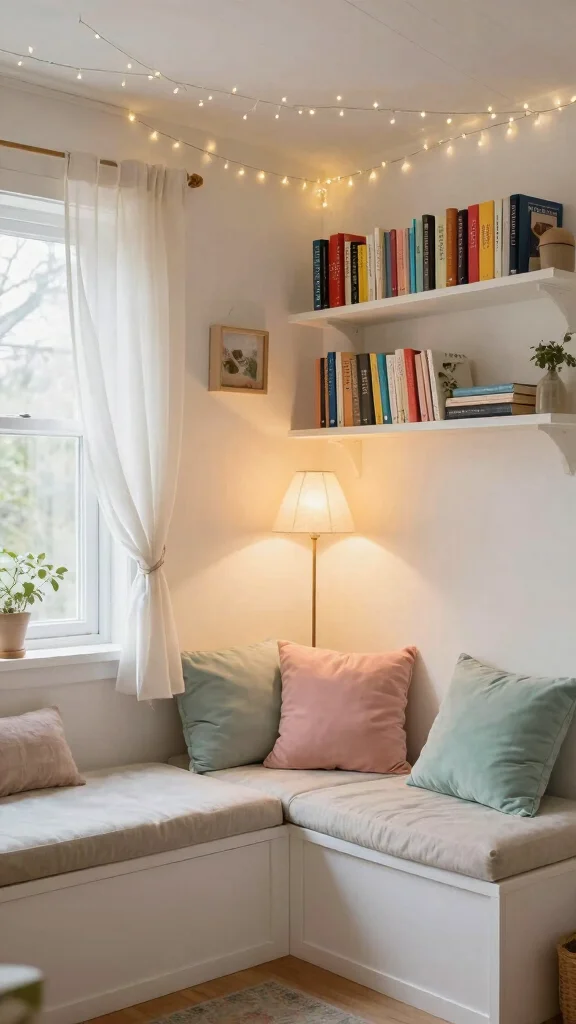 13 Attic Reading Nook Ideas That Make Every Sloped Corner Count - 1. Under-the-Eaves Sanctuary 1