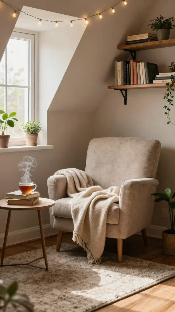 13 Attic Transformation Ideas for a Beautiful Functional New Living Space - 1. Cozy Reading Nook 1