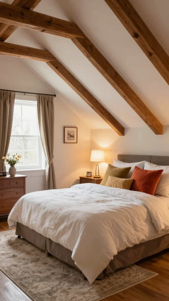 13 Attic Transformation Ideas for a Beautiful Functional New Living Space - 3. Charming Guest Bedroom 1