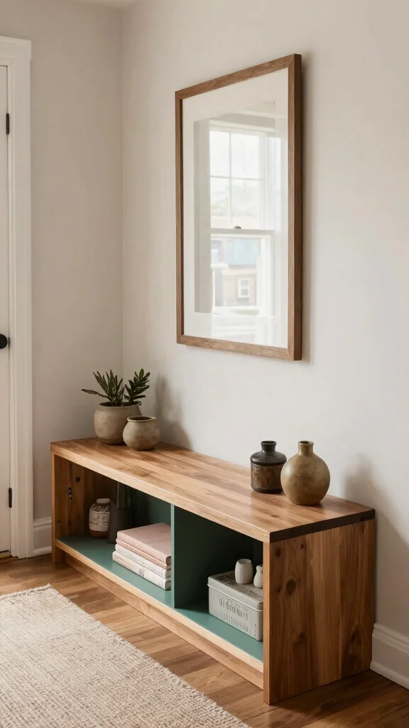13 Entryway Bench Concepts That Are Both Beautiful and Practical - 13. Custom Built Bench 1