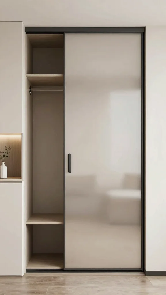 13 Entryway Closet Ideas for a Tidy Organised Entrance Space - 6. Sliding Door Design 1