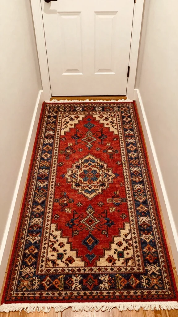 13 Entryway Decor Inspirations for a Beautiful Unforgettable First Impression - 10. Use Area Rugs for Warmth 1