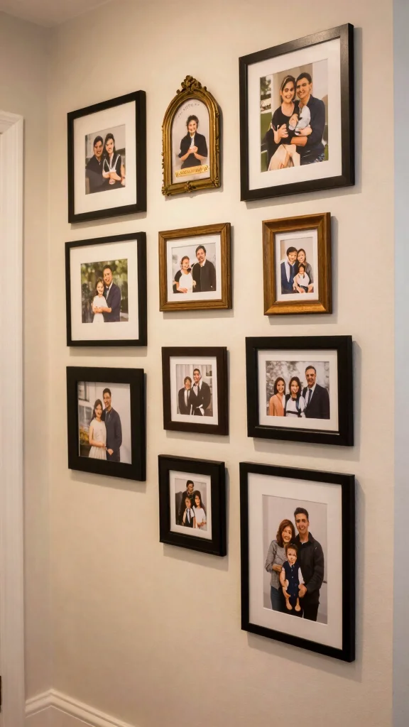 13 Entryway Decor Inspirations for a Beautiful Unforgettable First Impression - 4. Create a Gallery Wall 1