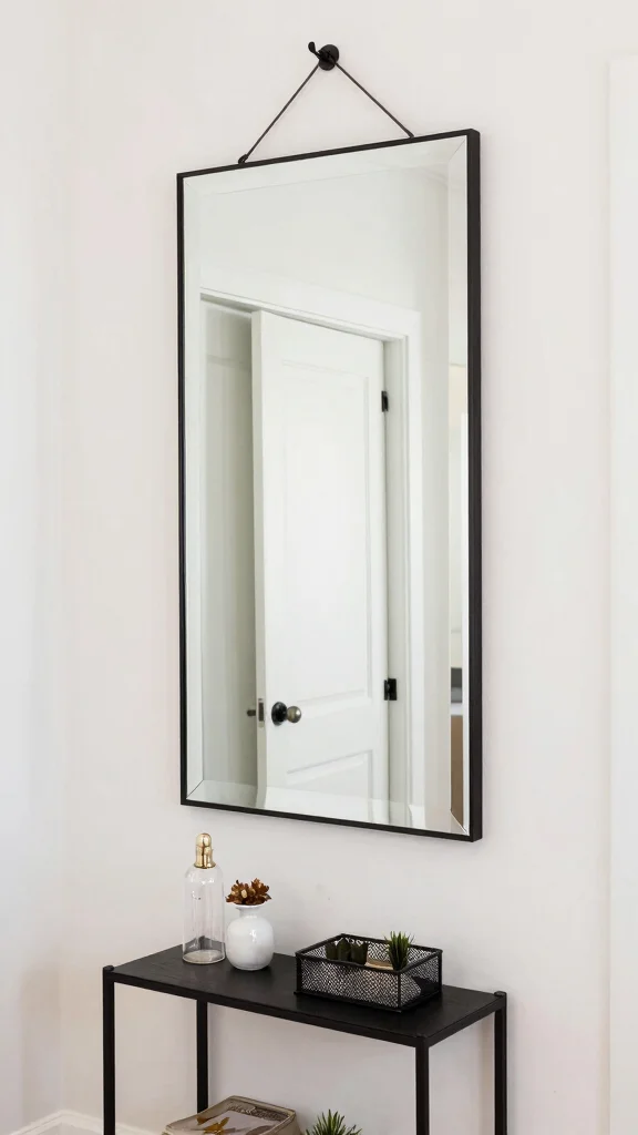 13 Entryway Decor Inspirations for a Beautiful Unforgettable First Impression - 5. Mirrors for Depth and Light 1