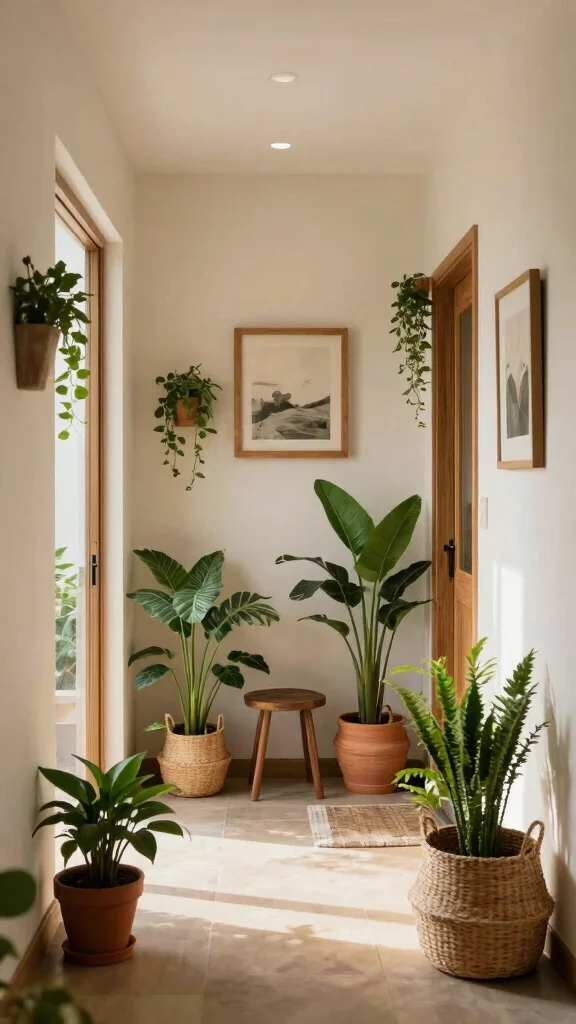 13 Entryway Decor Inspirations for a Beautiful Unforgettable First Impression - 7. Add a Touch of Nature 1