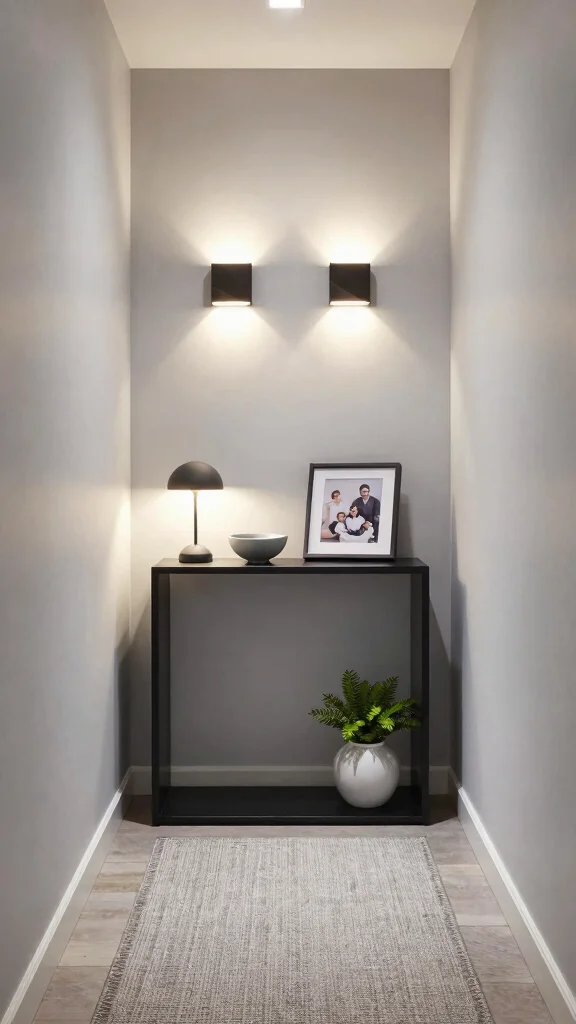 13 Hallway Concepts for Narrow Spaces That Are Both Stylish and Functional - 4. Narrow Console Tables 1